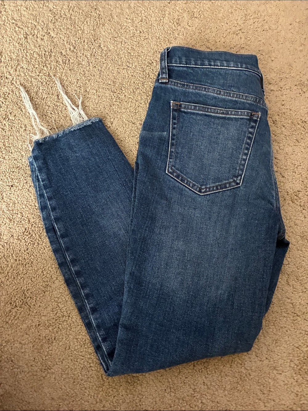J. Crew jeans with Raw Hem